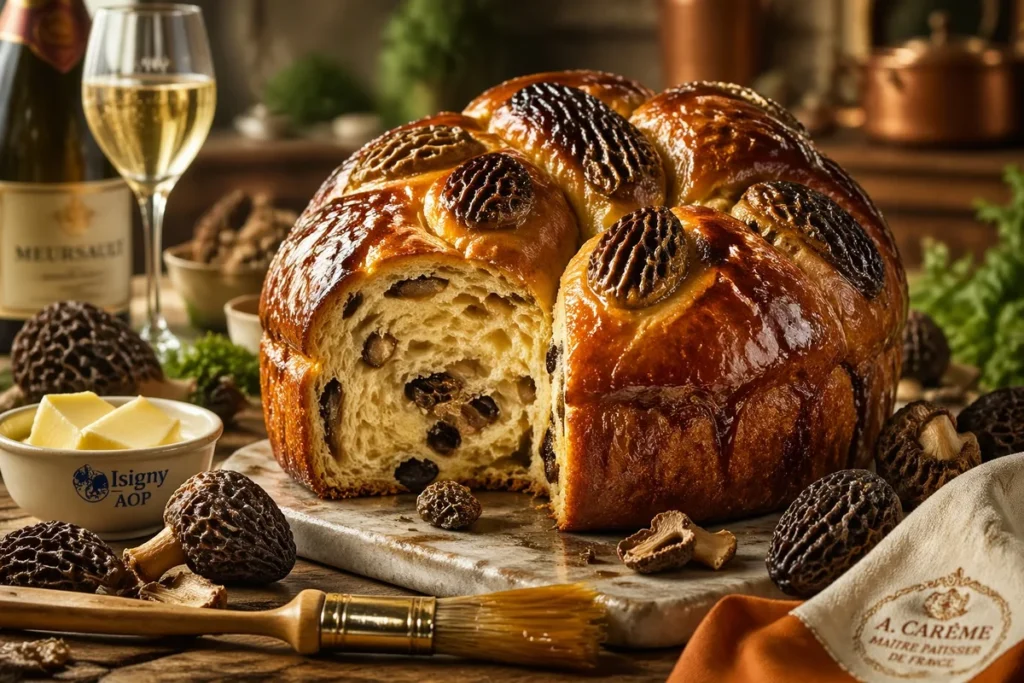 Morel Brioche Carême Golden Pastry Heritage – Unveiling the Masterpiece of Haute Pâtisserie