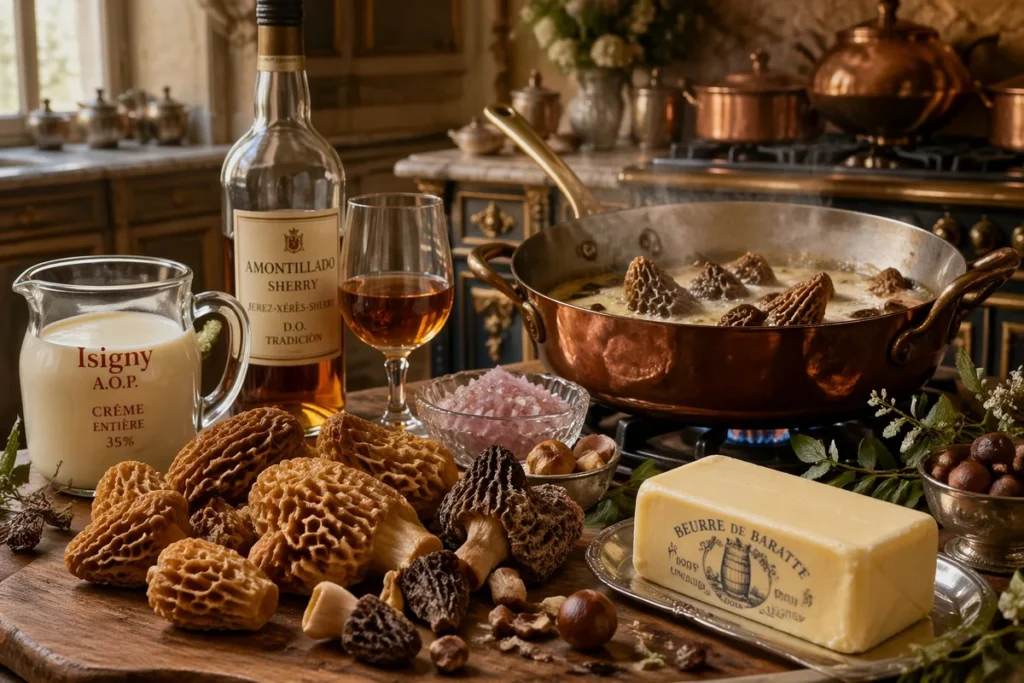 Morel Cream Sauce Louis XV Imperial Strategy