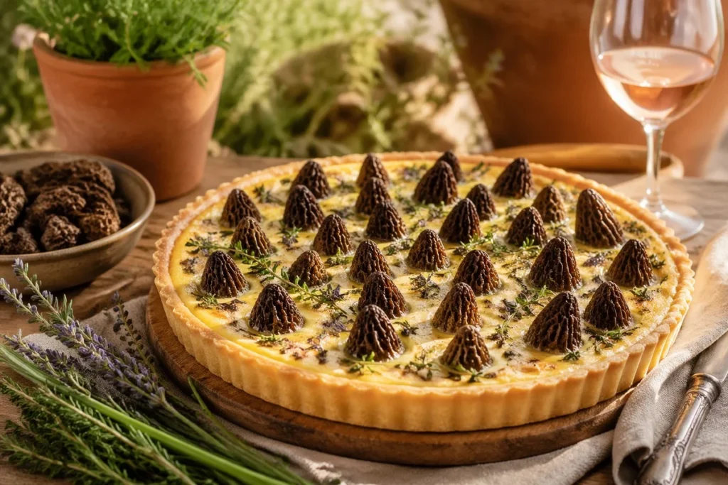 Morel Goat Cheese Tart Provence Herders Ultimate Perfection