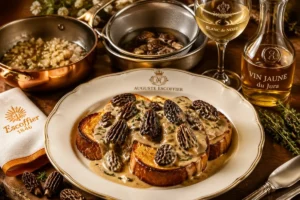 Morel Mushrooms Escoffier Heritage Cream Toast Magnet