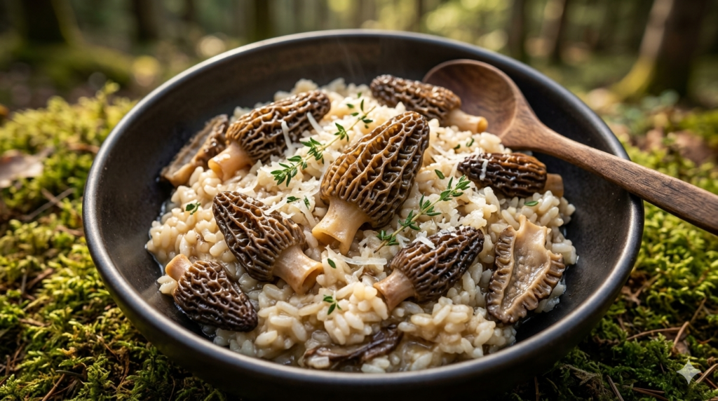 The Ultimate Gourmet Morel Risotto: A Deep Umami Experience with Dried Wild Mushrooms