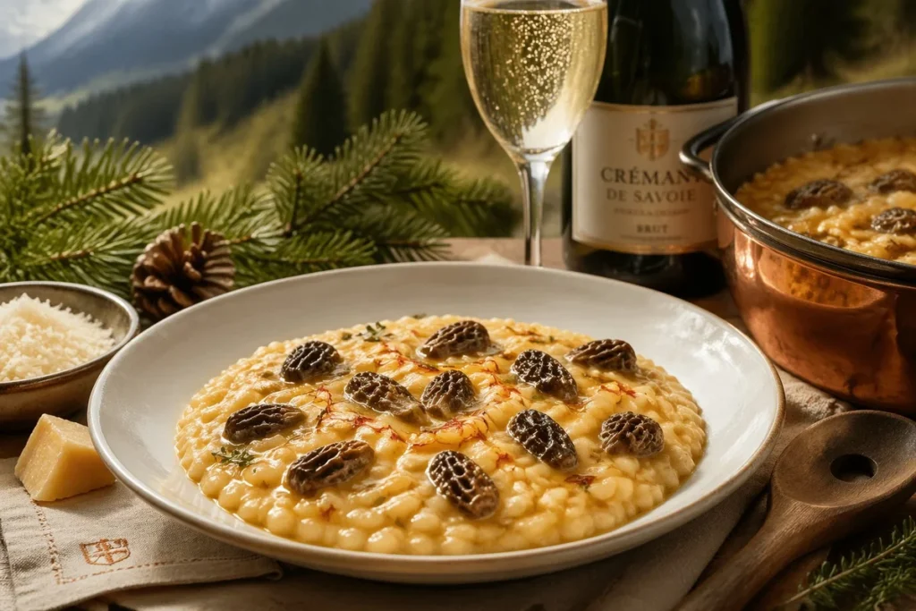 Morel Risotto Savoy Royal Champagne Infusion Magnet