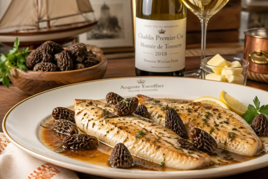 Morel Sole Meuniere Escoffier Incredible Umami