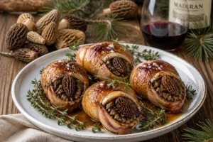 Morel-Stuffed Quail (Landes Style)