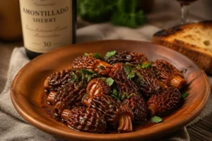 Morels al Jerez (Sherry Glazed - Andalusian Style)