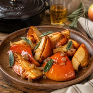 Norman Apple Cider Braised Caesar Mushroom