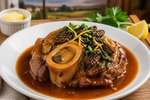 Osso Buco with Morel Gremolata