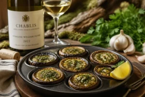 Parasol Mushroom Escargots Bourguignonne
