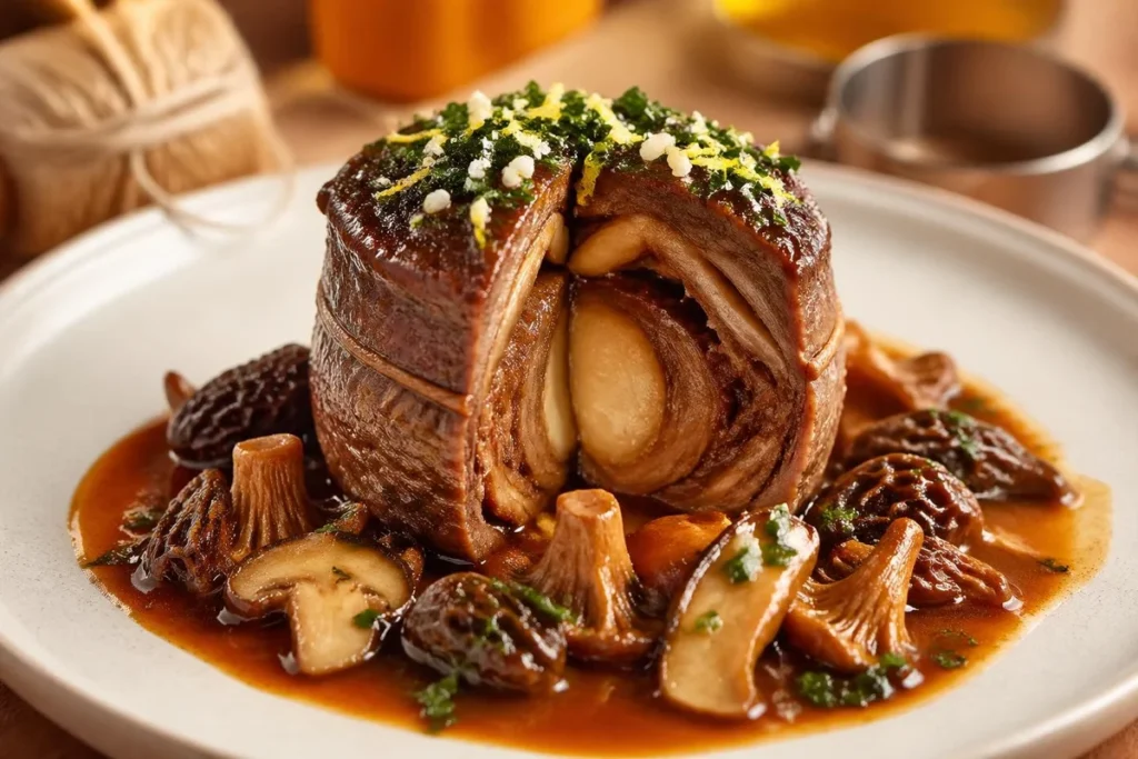 Parasol Mushroom Osso Buco