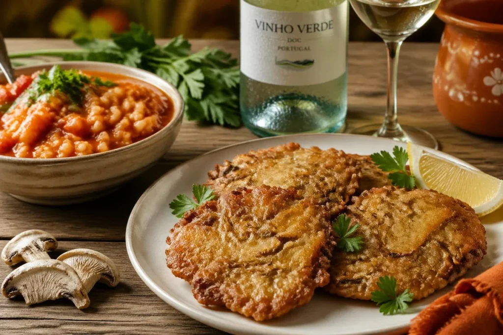 Parasol Pataniscas with Tomato Rice