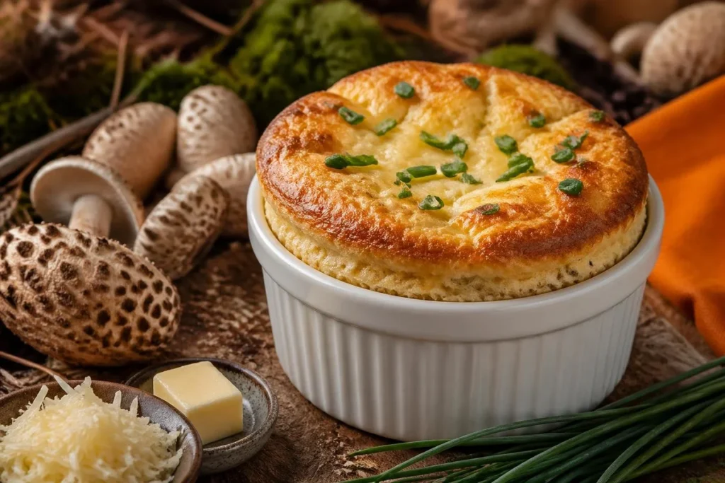 Parasol "Soufflé" with Gruyère and Chives