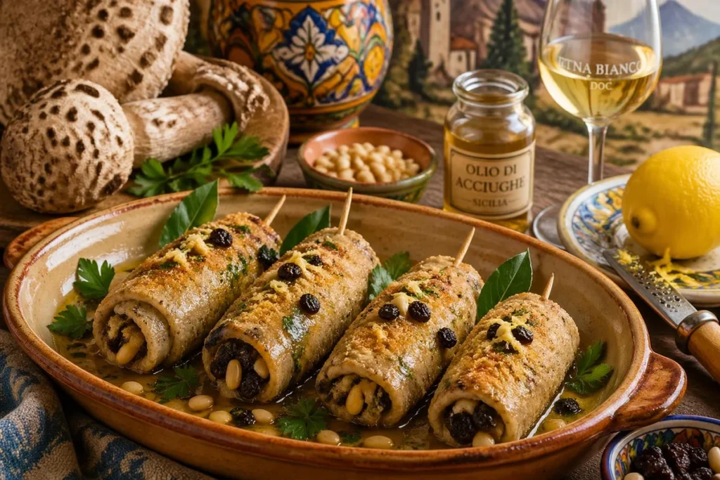 Parasolo with Pine Nuts & Currants