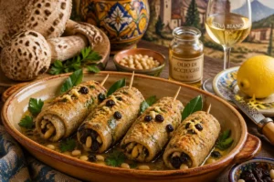 Parasolo with Pine Nuts & Currants