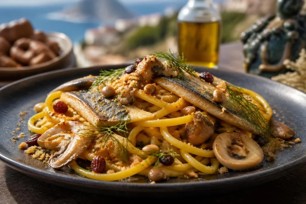 Pasta con le Sarde and Fairy Ring Infusion