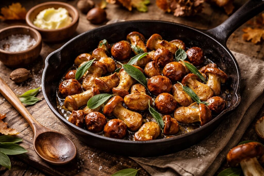 Porcini and Chestnuts Recipe Autumnal Synergy