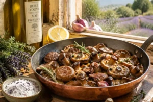 Provença Garlic and Herb Infused Sauté with Fairy Ring