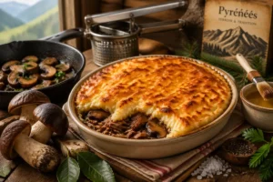 Pyrenean Porcini and Duck Confit Parmentier
