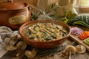 Ribollita with Fairy Ring Mushroom Infusion