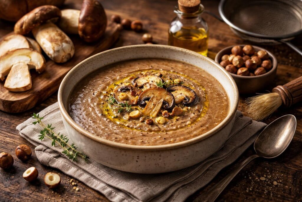 Roasted Porcini Soup Recipe French Alpine Gourmet