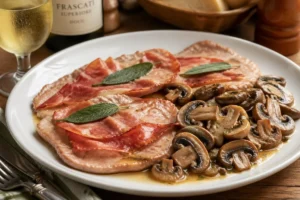 Saltimbocca with Fairy Ring Sage Butter