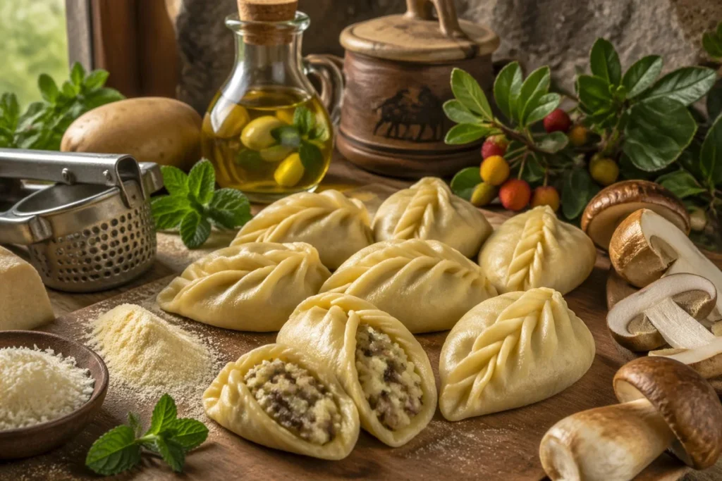 Sardinian Culurgiones with Porcini & Pecorino Sardo