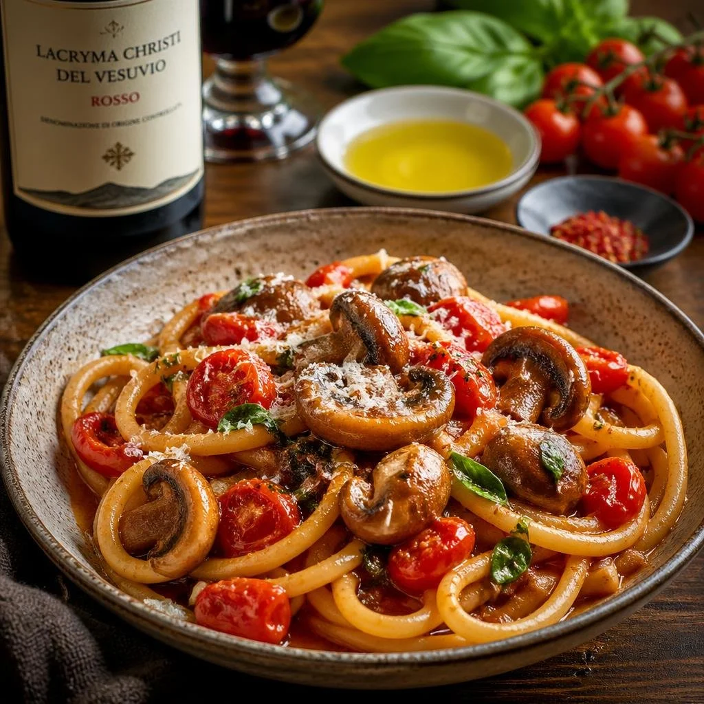 Scarpariello with Fairy Ring Mushrooms