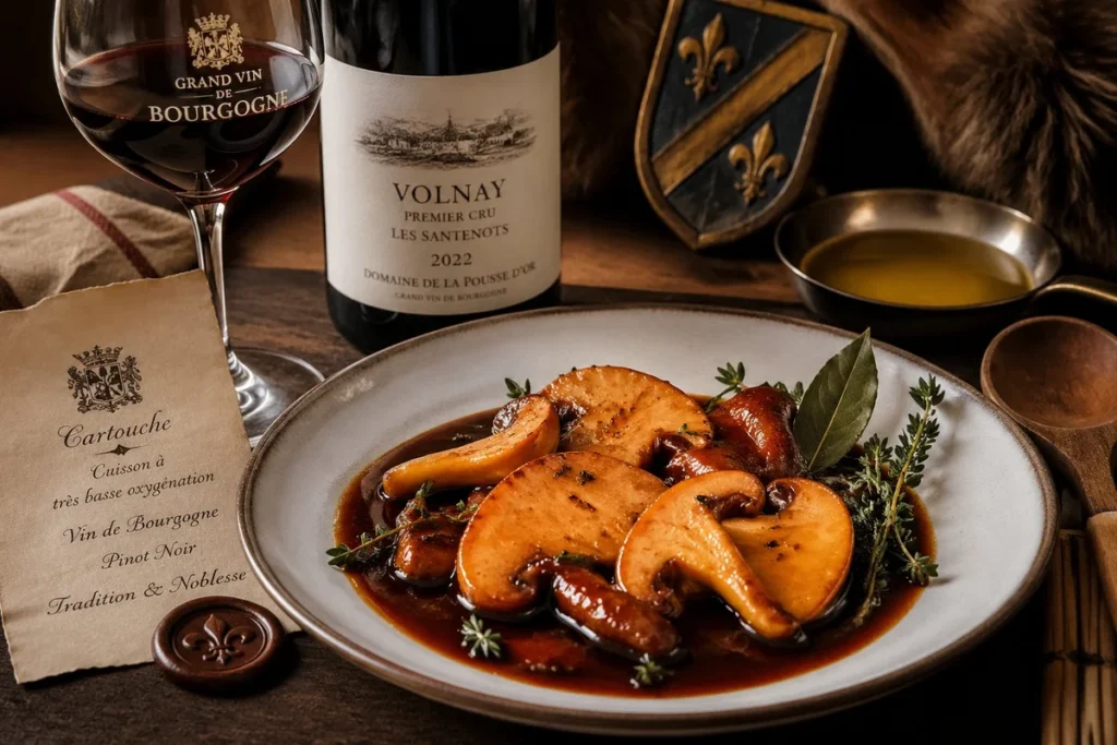 Sensational Alpine Heritage Burgundian Wine Braised Amanita caesarea for Incredible Mastery