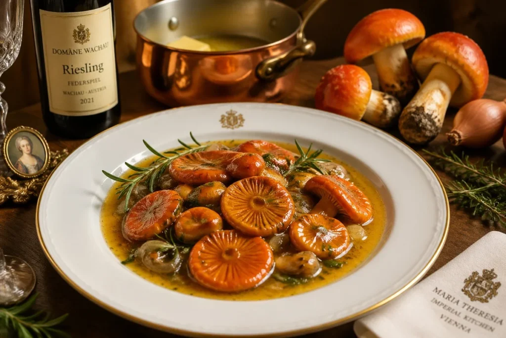 Sensational Alpine Heritage Maria Theresa Habsburg Amanita Viennese Braise for Ultimate Perfection