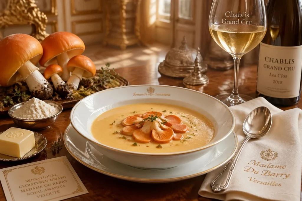 Sensational Cloistered Umami Madame Du Barry Royal Amanita Velouté for Ultimate Perfection