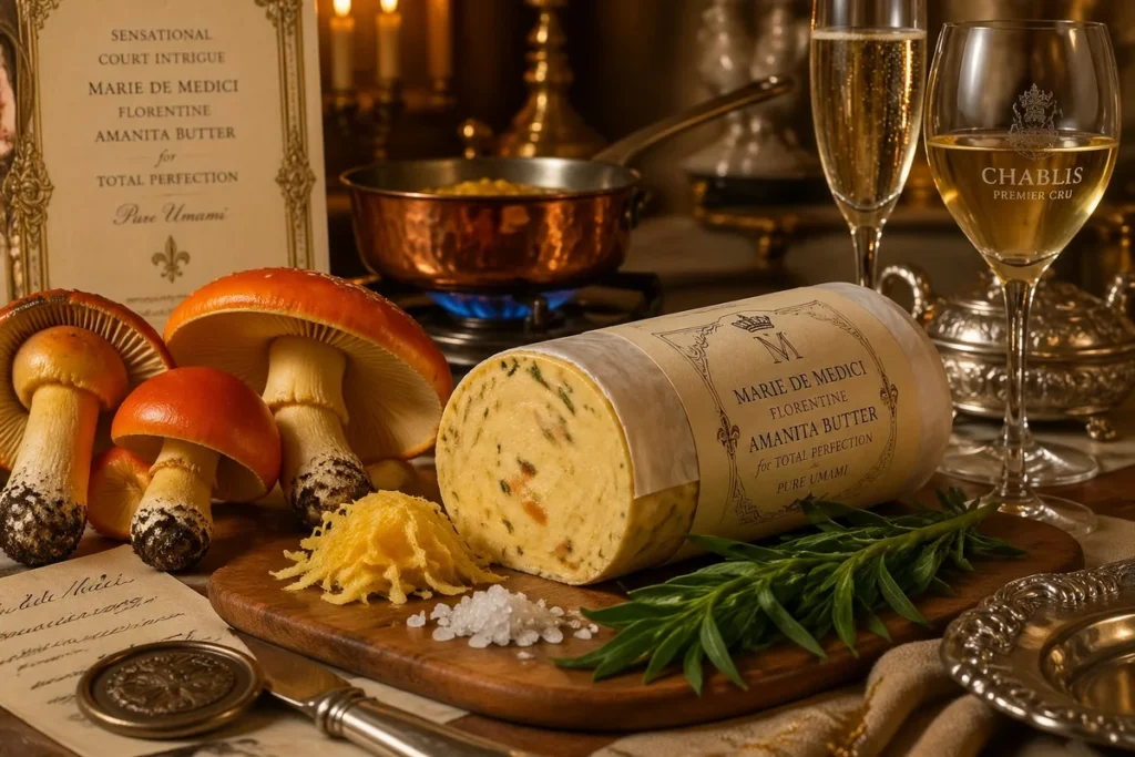 Sensational Court Intrigue Marie de Medici Florentine Amanita Butter for Total Perfection