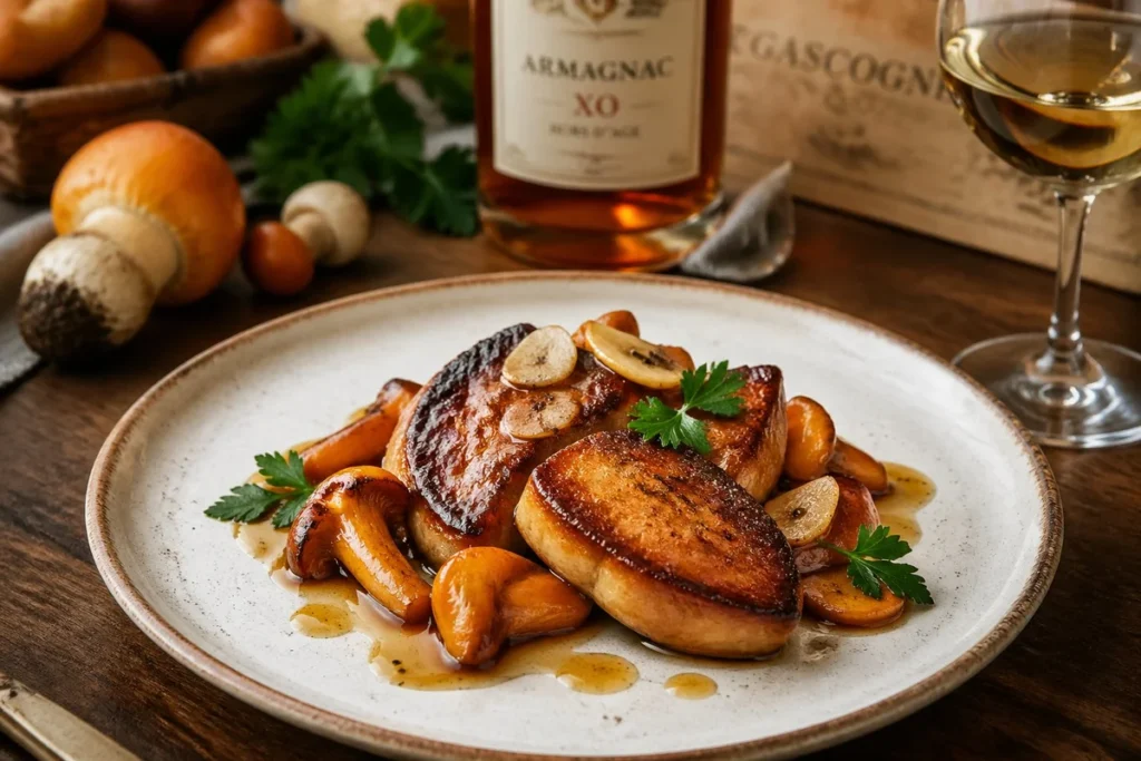 Sensational Woodland Authenticity Gascon Foie Gras and Caesar Mushroom Sauté for Total Perfection