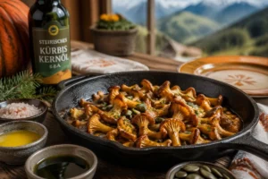 Styrian Pumpkin Seed Yellow Foot Mushroom Recipe