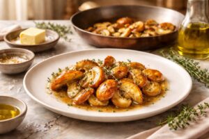 The Aristocratic Sauté: Caesar’s Mushroom in Brown Butter & Thyme