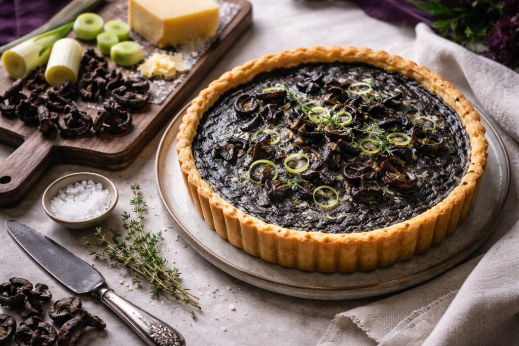Black Trumpet Mushroom and Leek Quiche Recipe for Ultimate Perfection