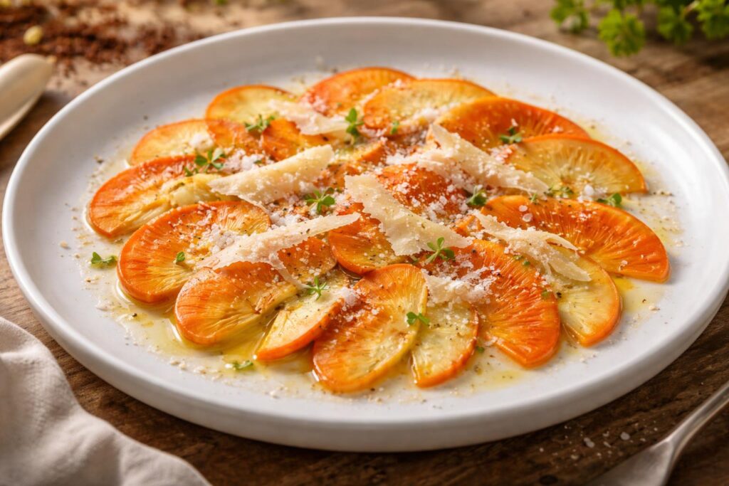 The Emperor’s Carpaccio - Raw Wild Caesar’s Mushroom