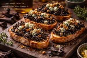 Black Trumpet Mushroom Blue Cheese Bruschetta Recipe for Ultimate Perfection