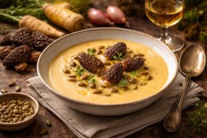 The Golden Nectar - Morel & Parsnip Velouté