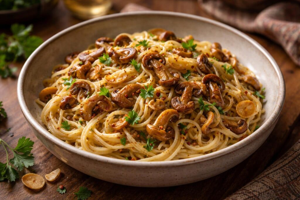 Gourmet Magic Venetian Tagliolini with Wild Fairy Ring Mushroom Recipe