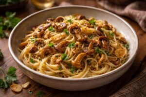 Gourmet Magic Venetian Tagliolini with Wild Fairy Ring Mushroom Recipe