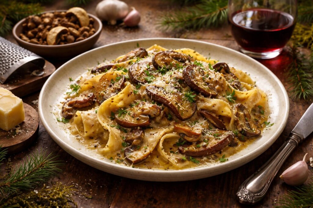 The King’s Ribbons - Wild Porcini Pappardelle