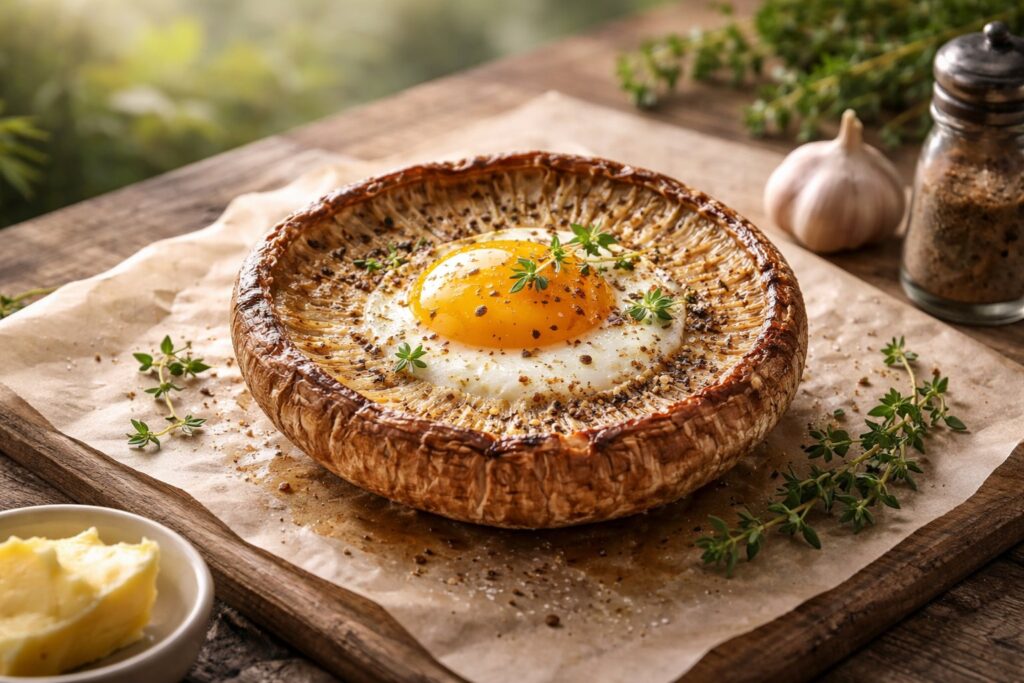 The Parasol Egg in a Hole - A Royal Forest Breakfast