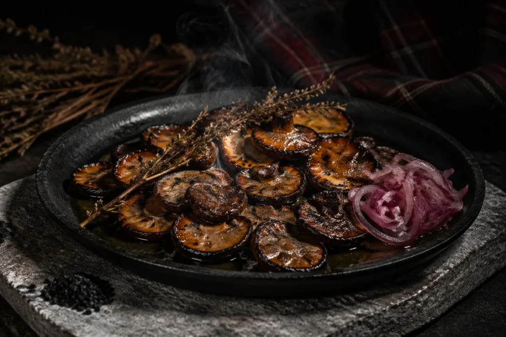 Gourmet Magic Alexander McQueen Style Highland Charred Fairy Ring Mushroom Recipe