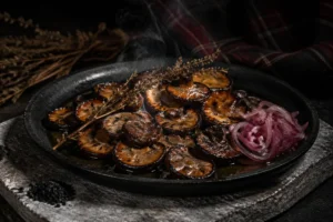 Gourmet Magic Alexander McQueen Style Highland Charred Fairy Ring Mushroom Recipe