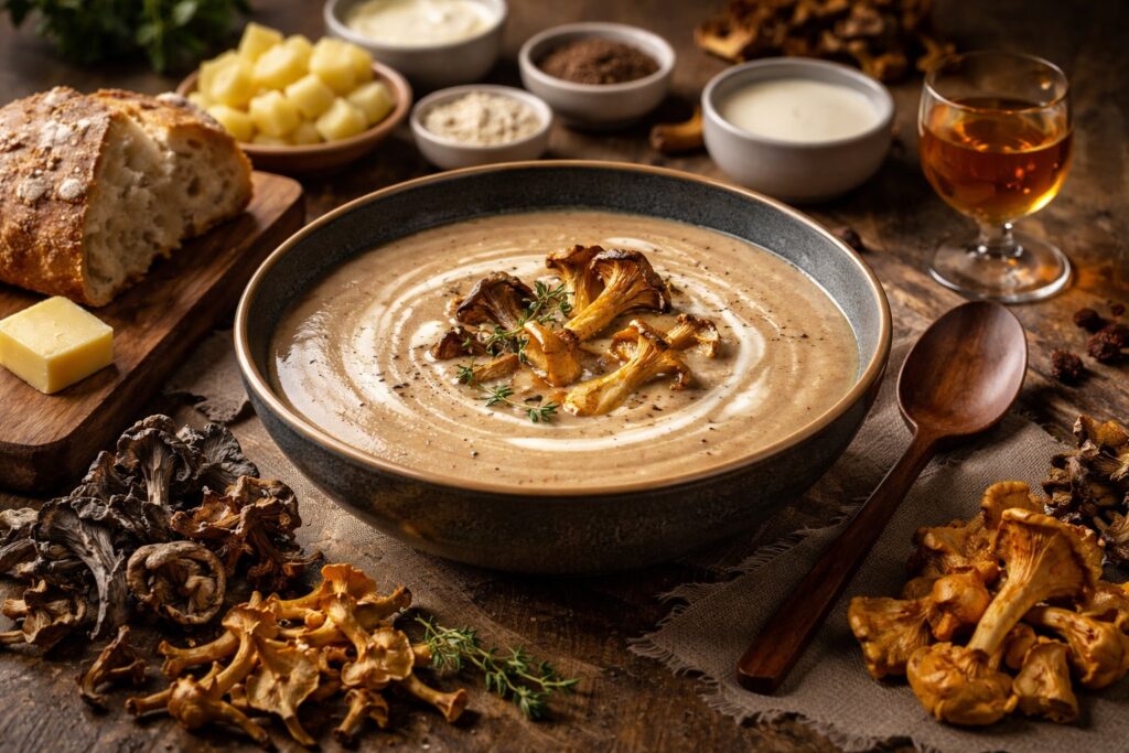 The Symphony of Flavors: Triple Chanterelle Cream Soup
