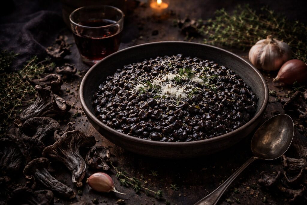 Black Trumpet Mushroom Risotto Al Nero Recipe for Ultimate Perfection
