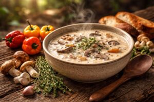Gourmet Magic Authentic Fairy Ring Mushroom Woodland Soup Recipe
