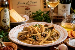 Pasta with Fairy Ring Mushrooms Gourmet Magic Sofia Loren Style Pasta with Fairy Ring Mushrooms Recipe