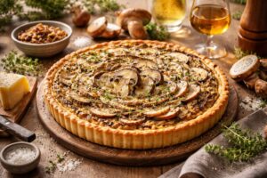 Triple Umami Porcini Tarts Recipe Gruyere Pastry
