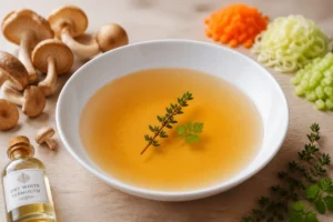 Triple Clarified Fairy Ring Mushroom Consommé Incredible Mastery Triple Clarified Fairy Ring Mushroom Consommé Recipe