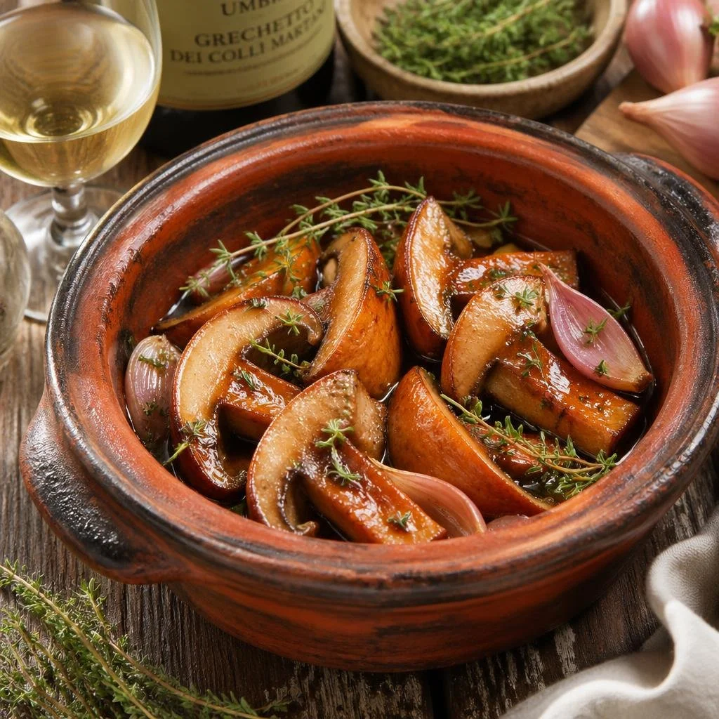 Umbrian Wild Thyme Braised Caesar Mushroom
